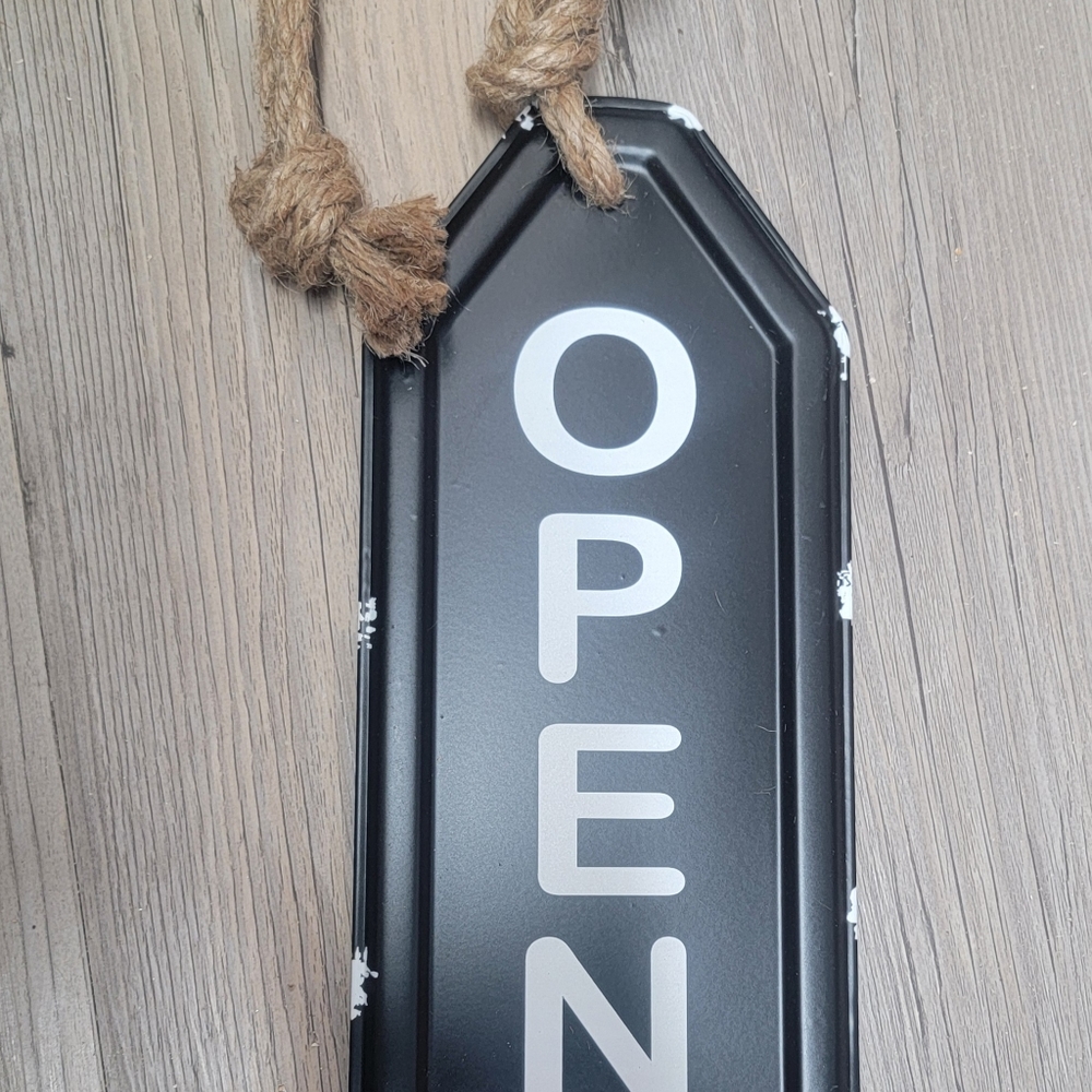 Open and closed  sign
